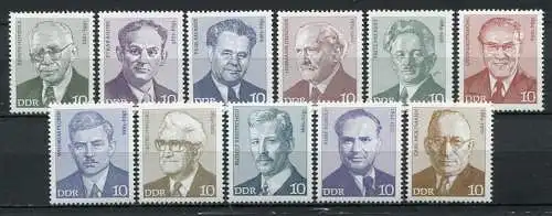 DDR Nr.1907/17          **  mint (MNH)      (22921)   ( Jahr:1974 )