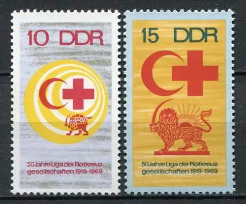 (22815) DDR Nr.1466/7              **   postfrisch