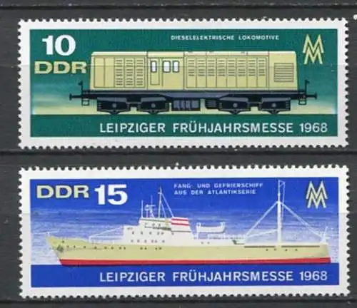DDR Nr.1349/50              **  mint (MNH)      (22788)   ( Jahr:1968 )