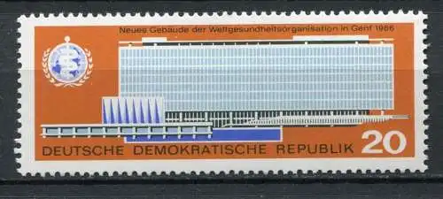 DDR Nr.1178              **  mint       (22751)   ( Jahr:1966 )