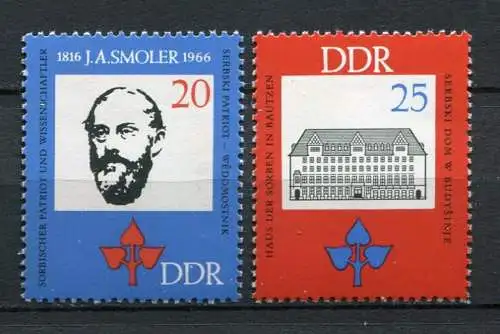 DDR Nr.1165/6              **  mint       (22747)   ( Jahr:1966 )