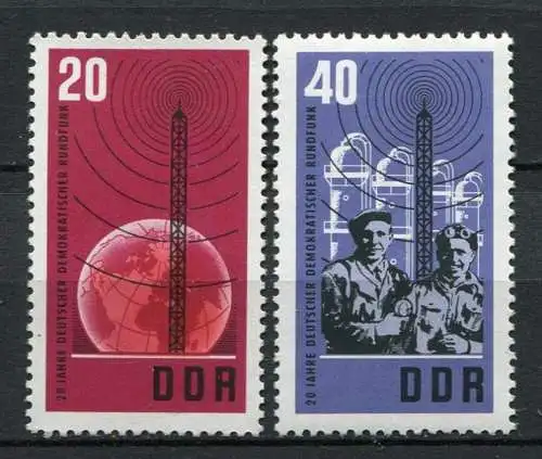 DDR Nr.1111/2              **  mint       (22730)   ( Jahr:1965 )