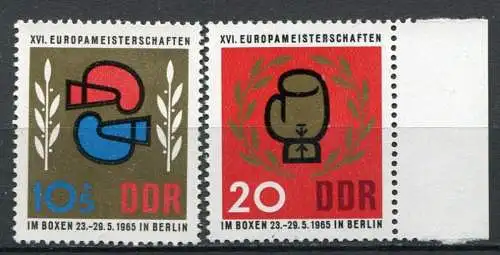 DDR Nr.1100/1101              **  mint       (22727)   ( Jahr:1965 )