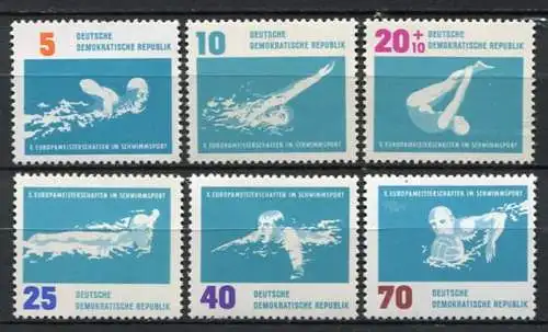 DDR Nr.907/12              **  mint       (22688)   ( Jahr:1962 )