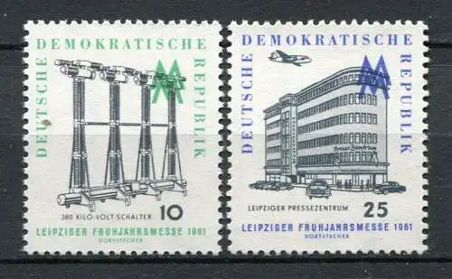 DDR Nr.813/4              **  mint       (22668)   ( Jahr:1961 )