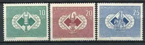 DDR Nr.786/8              **  mint       (22665)   ( Jahr:1960 )