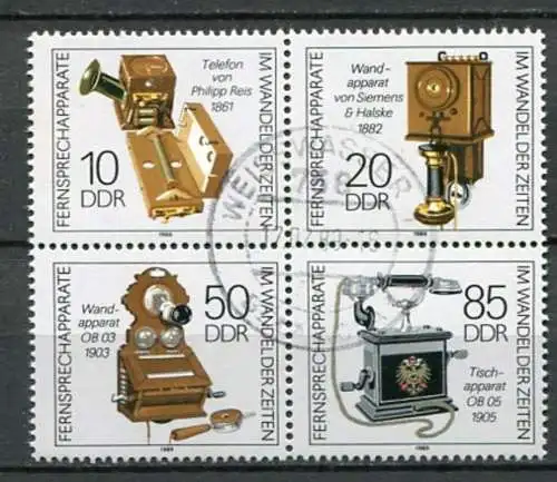 (22608) DDR Nr.3226/9   Viererblock         O  gestempelt