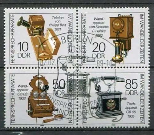 (22605) DDR Nr.3226/9   Viererblock         O  gestempelt