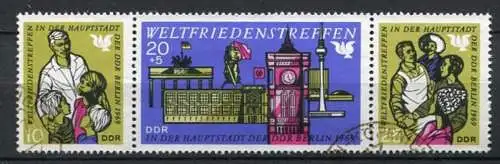 (22382) DDR Nr.1478/80 Streifen          O  gestempelt
