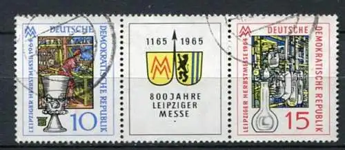 DDR Nr.1052/3 Streifen         O  used       (22365) ( Jahr:1964 )