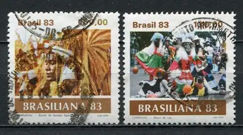 (751) Brasilien Nr.1949 + 1951          O  gestempelt