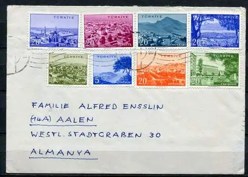 Türkei Brief MIF Istanbul - Aalen        (947)