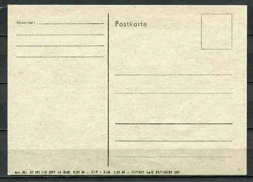 (475) GS DDR Postkarte 1985
