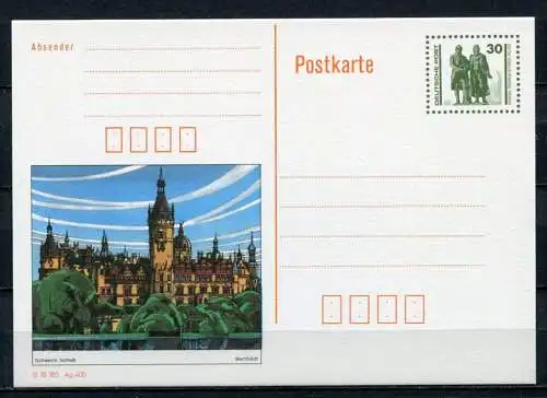 DDR Ganzsache  Postkarte P109 - 3  (B458)