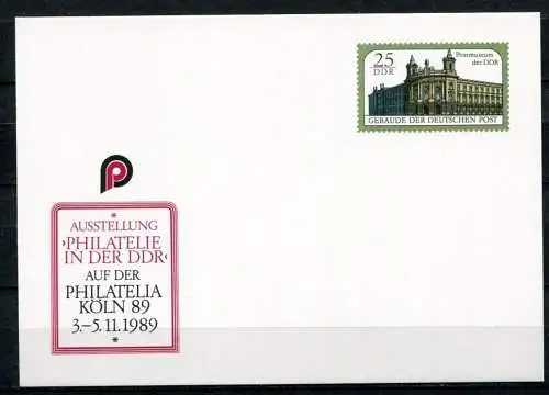DDR Ganzsache  Postkarte P104  (B431)