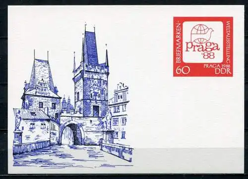 DDR Ganzsache  Postkarte P99  (B402)
