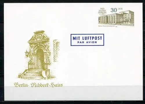 DDR Ganzsache  Postkarte P98  (B398)