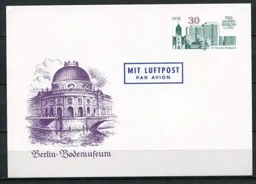 (395) GS DDR Ganzsache  Postkarte P97  