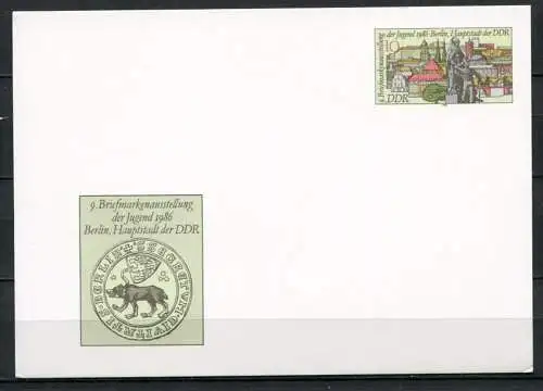 DDR Ganzsache  Postkarte P94  (B383)