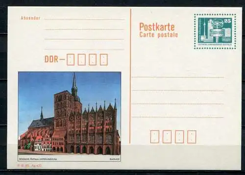 DDR Ganzsache  Postkarte P92  (B372)