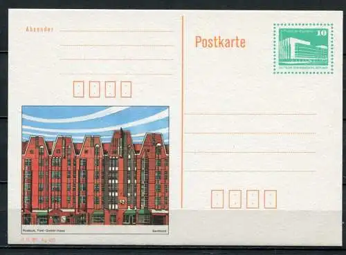 DDR Ganzsache  Postkarte P91  (B368)