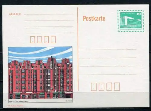 DDR Ganzsache  Postkarte P91  (B366)