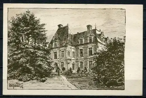 (04059) Schloss St. Léger - Wiegand '16 - beschrieben 16.12.1916 - Feld-Postkarte