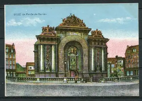 (04056) Lille - La Porte de Paris - beschrieben 13.10.1917