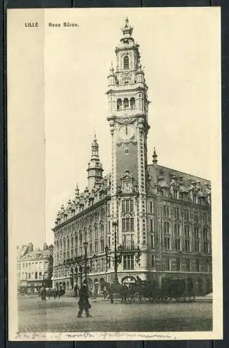 (04050) Lille - Neue Börse - beschrieben 11.10.1917 - Feldpost