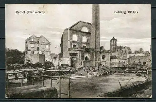 (04042) Rethel - Feldzug 1914/17 - gel. 29.5.1917 - Stempel: Deutsche Feldpost und Feldpostbrief S. B. I. J.-R. 102.