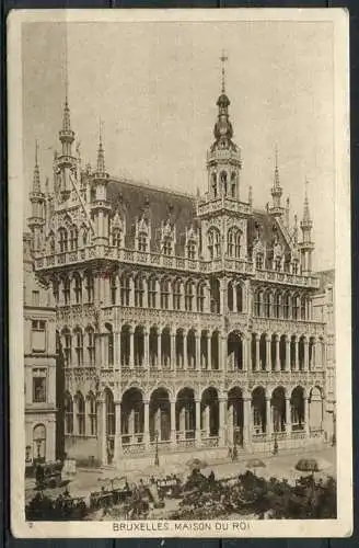 (04035) Bruxelles. Maison du Roi - Königshaus - beschrieben 6.7.1918 - No. 2