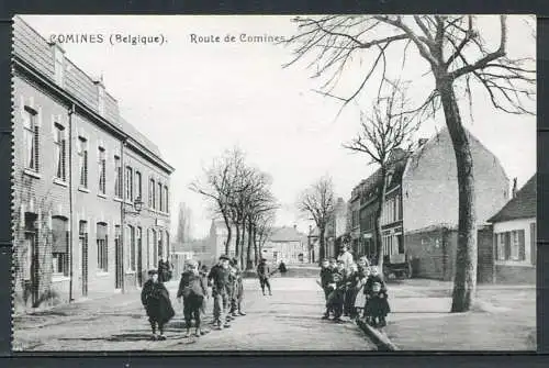 (04032) Comines /Belgique). - Route de Comines - beschrieben 20.10.1917?
