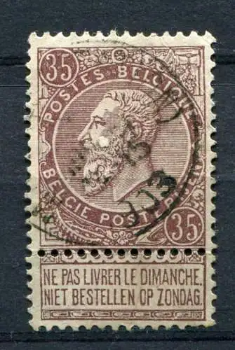 Belgien Nr.56          O  used          (1019)