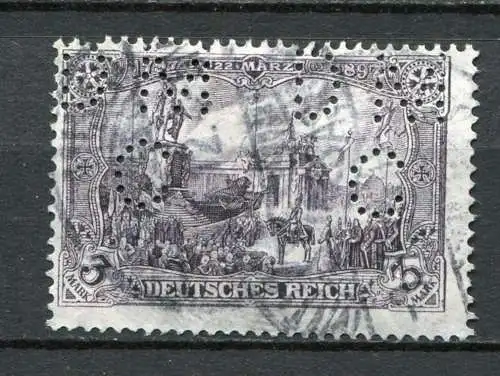 Deutsches Reich Nr.96 A I         O  used       (3453) Perfin.DMC