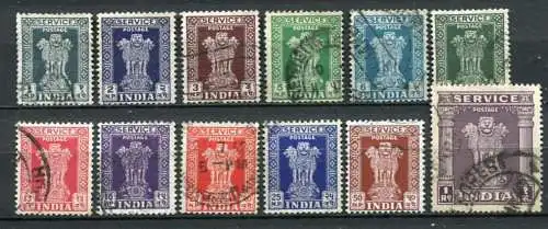 (381) Indien Dienst Nr.141/52        O  gestempelt