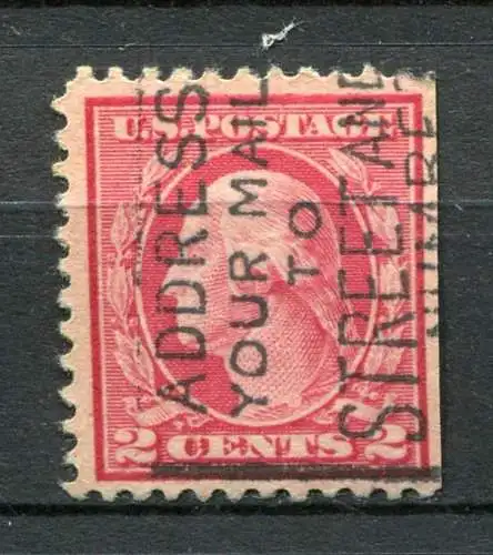 USA Nr.224 W 2 Bildtype IV L11       O  used        (6555)