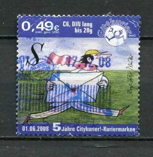 BRD Privatpost Citykurier Nr.15          O  used         (021)
