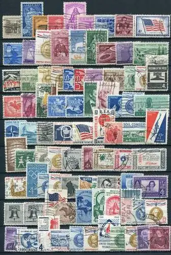 (6385) USA Kleine Sammlung / Lot       O  gestempelt