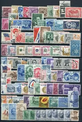 (6380) USA Kleine Sammlung / Lot       O  gestempelt