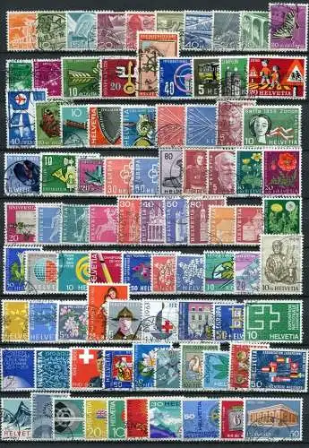 Schweiz kleine Sammlung / Lot  O  used              (1398)