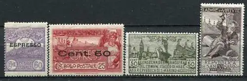 San Marino Nr.87/90         *  unused        (622)