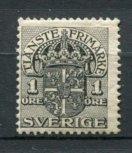 Schweden Dienst Nr.17           *  unused       (1253)