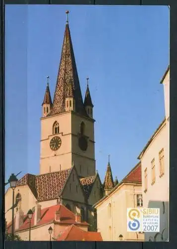 (03985) Sibiu - Hermannstadt / Evangelische Stadtpfarrkirche - gel.