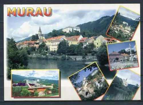 (3980) Murau - Malerische Stadt im oberen Murtal / Mehrbildkarte - gel. 2004
