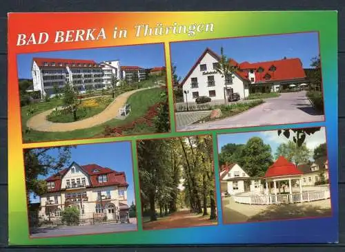 (03960) Bad Berka / Mehrbildkarte - gel. - Burghard Verlag