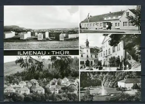 (3954) Ilmenau / Mehrbildkarte - Echt Foto s/w - DDR - n. gel. - VEB Bild und Heimat
