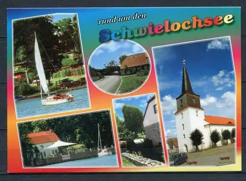 (03942) rund um den Schwielochsee/ Mehrbildkarte - gel.