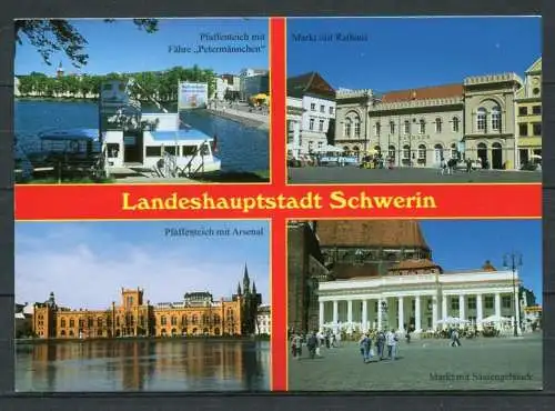 (03938) Landeshauptstadt Schwerin / Mehrbildkarte - gel. 2007- radke-verlag