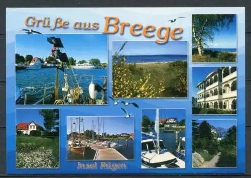 (3935) Grüße aus Breege / Mehrbildkarte - gel. 2006 - Decard