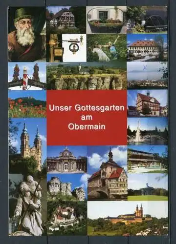 (03925**) Unser Gottesgarten am Obermain / Mehrbildkarte - gel. 2005